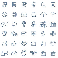 Business icons set