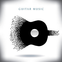 Music background with space for type