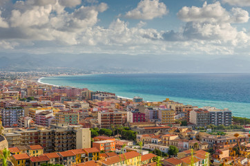 La ville de Milazzo,Sicile.