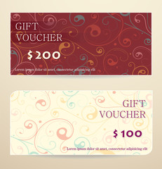Gift voucher design