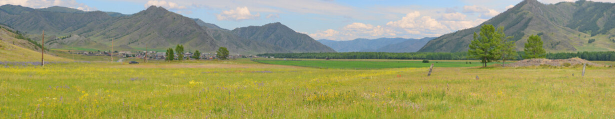Obraz premium National park Uch-Enmek, Altai, Siberia, Russia