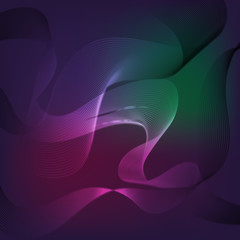 Strisce tridimensionali colorate