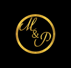 MP initial wedding in golden ring