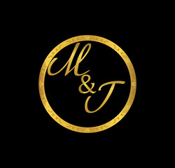 MT initial wedding in golden ring