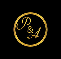 PA initial wedding in golden ring