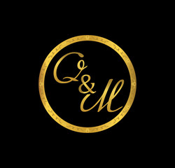 QM initial wedding in golden ring