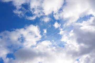 Obraz premium 青空と雲