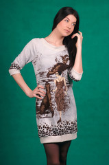 beautiful female knitwear