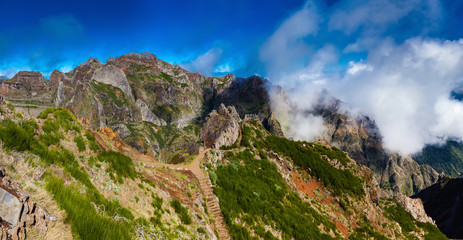 panoramic view of the Pico do Arieiro landscape