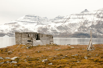 Wooden Cabin from WWII Outpost - Greenland
