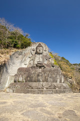 鋸山の日本寺の石仏