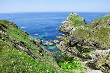 Beautiful coast of Atlantic ocean