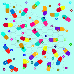 Vector illustration of a concept of beriberi