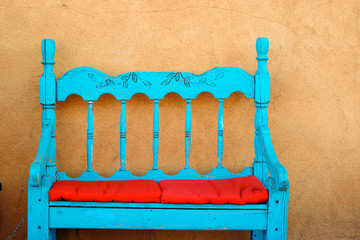Naklejka premium Obiekty: Krzesło w Santa Fe