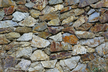 pered de piedras bien colodadas para hacer un muro 