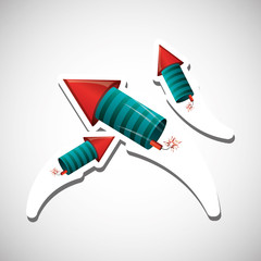 Obraz premium Firework icon design