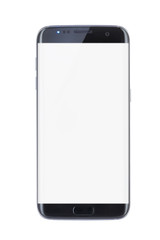 Studio shot of a black Edge smartphone