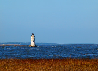 Cockspur Island Lighthouse In Georgia © c.moulton
