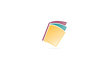 book colorful logo