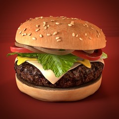cheeseburger hamburger