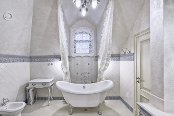 the interior of bathroom