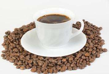 Coffee beans background image