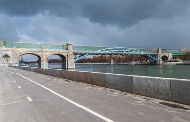 Pushkin (St. Andrew) pedestrian bridge in Moscow.