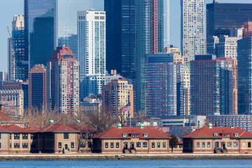 Lower Manhattan and Ellis Island