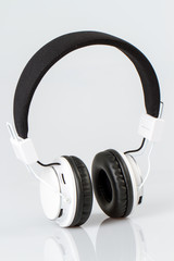 headphones on a white background