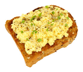 Scrambled Eggs On Toast