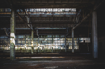 Dark Empty Factory