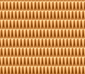 abstract 3d background pattern made of beige polygonal objects (seamless)