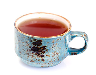 Cup of Tea on Dark Background