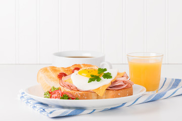 Delicious Fried Egg Sandwich