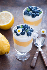 Lemon Blueberry dessert