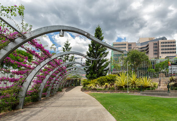 Gardens in the Queensland city of Brisbane