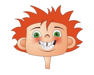 Red-haired boy