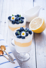 Lemon Blueberry dessert