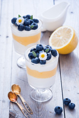 Lemon Blueberry dessert