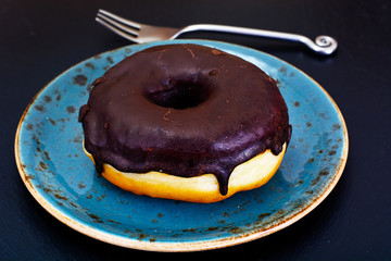 Delicious Sweet Chocolate Donut