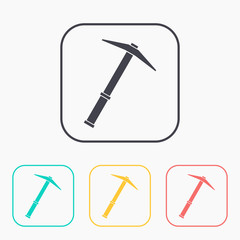 color icon set of pick