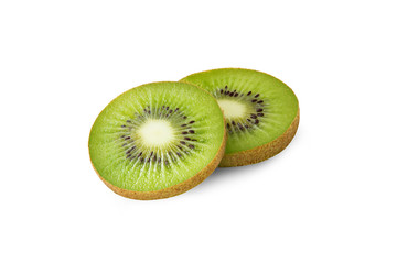 Kiwi fruit isolated on white background