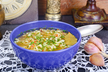 Chicken Soup with Noodles
