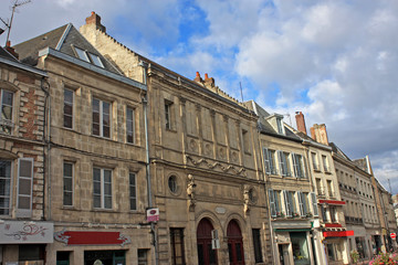 street in Laon, France