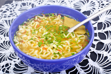 Chicken Soup with Noodles