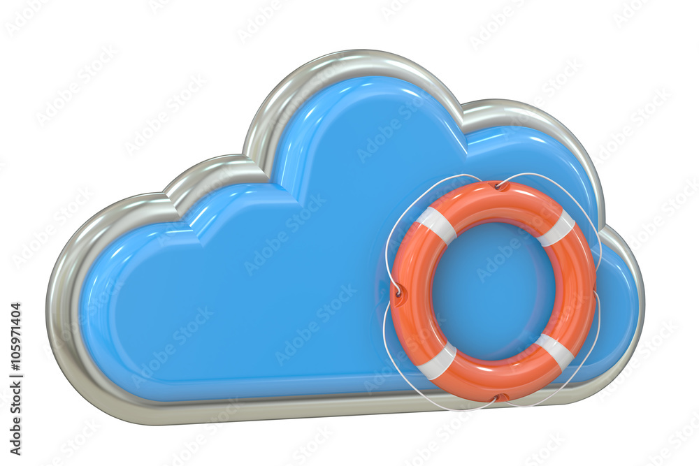 Poster cloud computing and storage security concept