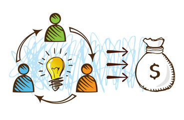 Money making concept.