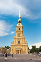 Peter and Paul Cathedral in St Petersburg, Russia