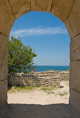 Chersonesus near Sevastopol in Crimea in spring