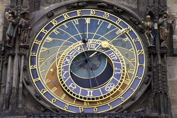 Czech astronomical clock tower